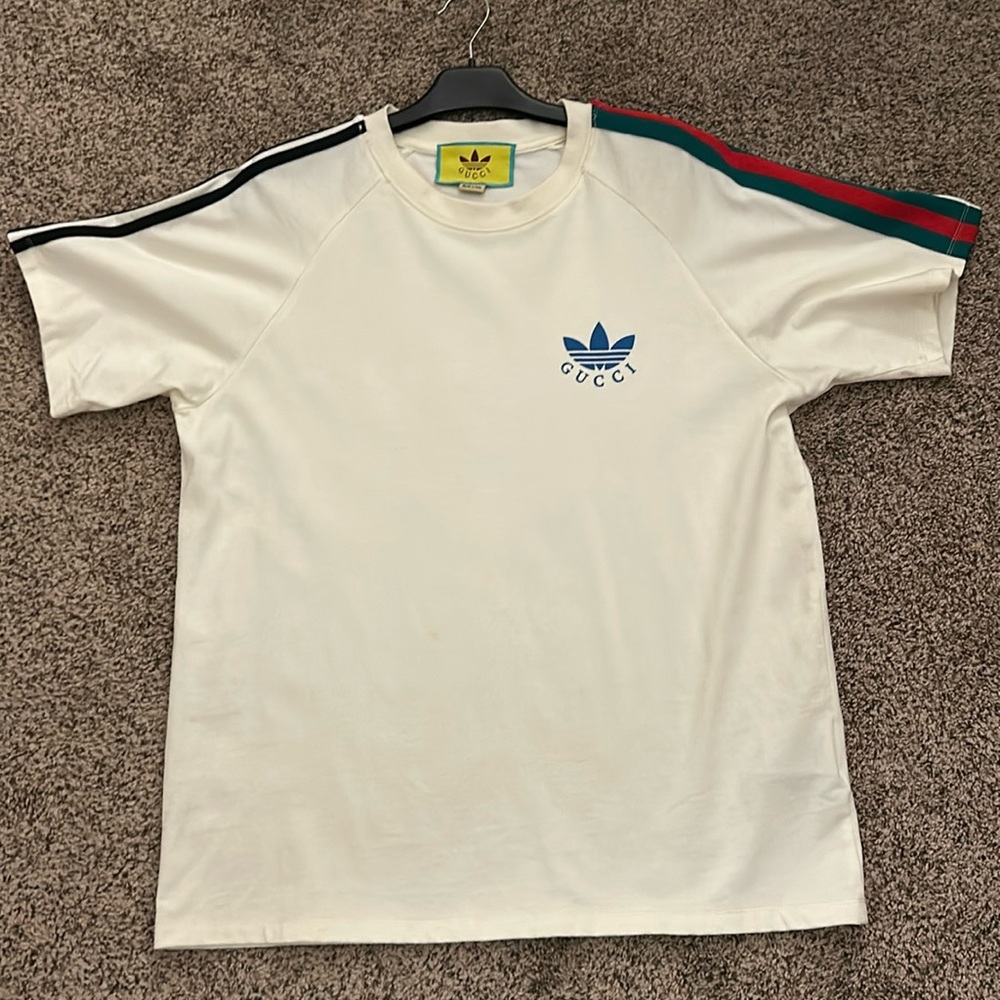 Gucci x Adidas TrefoilPrint T-Shirt